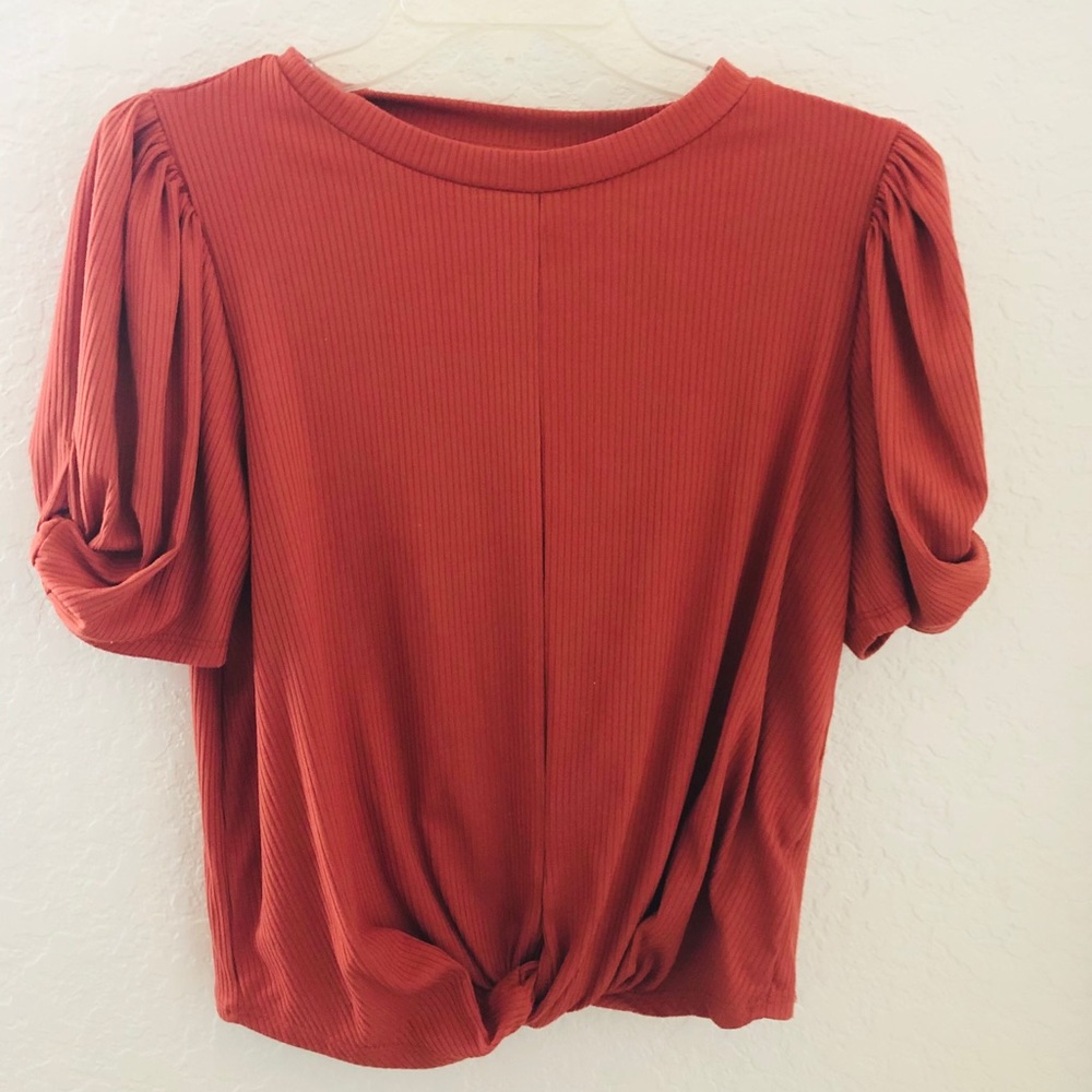 Cropped Ribbed Top